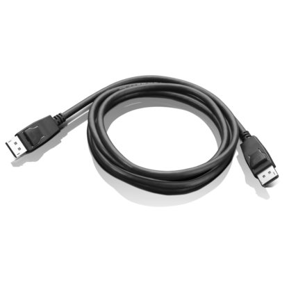 Lenovo_DisplayPort_to_DisplayPort_Cable 0A36537 Product Photography